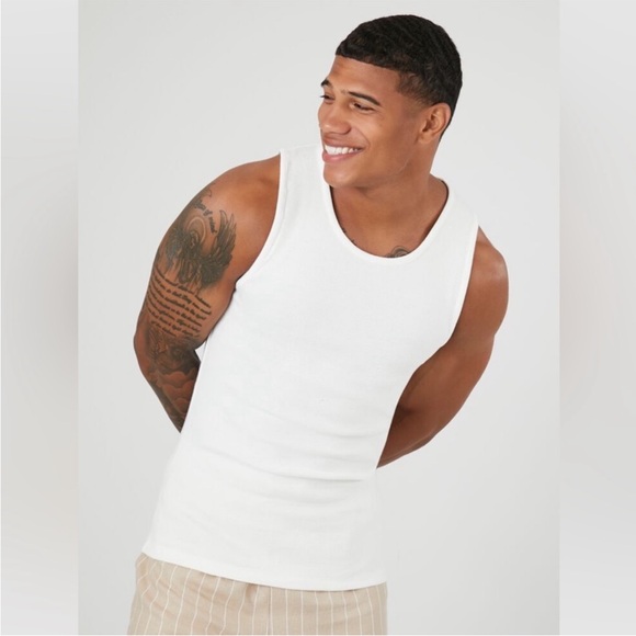 Forever 21 Ribbed Knit Fitted Tank Top NWOT - Picture 1 of 4